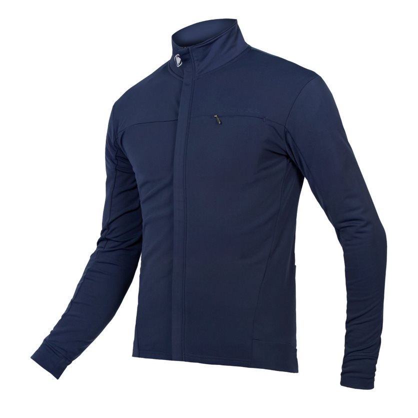 ndura Xtract Roubaix Hi-Viz Jersey - Lange ærmer - Mørkeblå - Str. S