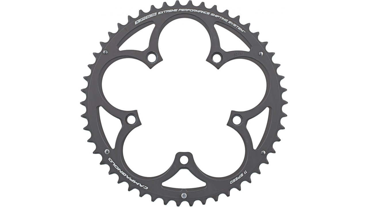Campagnolo Super Record klinge 50t 110 mm 11 speed grå
