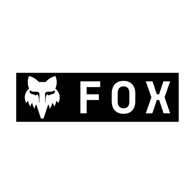 FOX 7 Firmalogo Klistermærke Sort/Hvid"