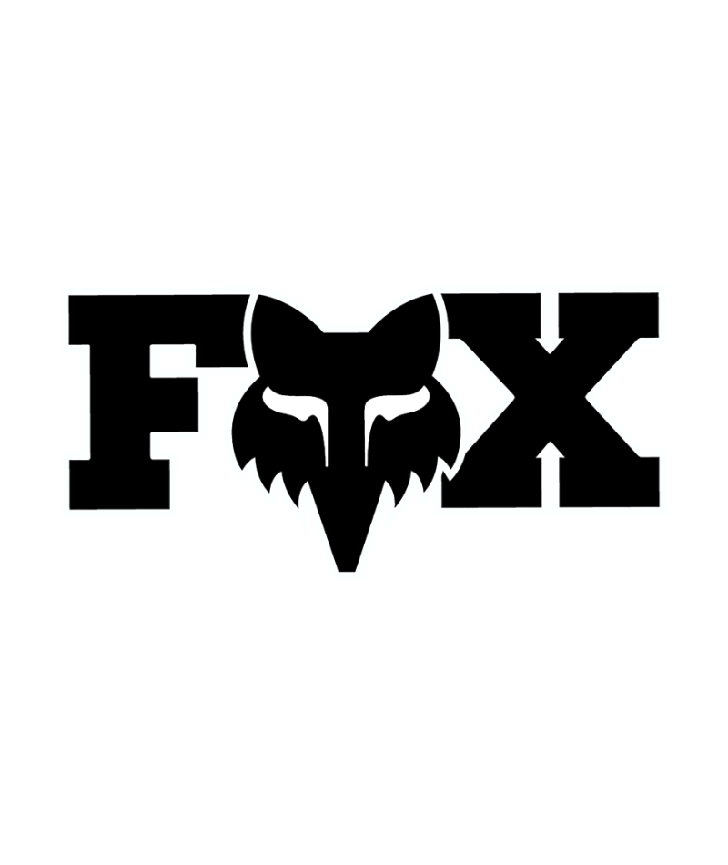 FOX Head Klistermærke 3"