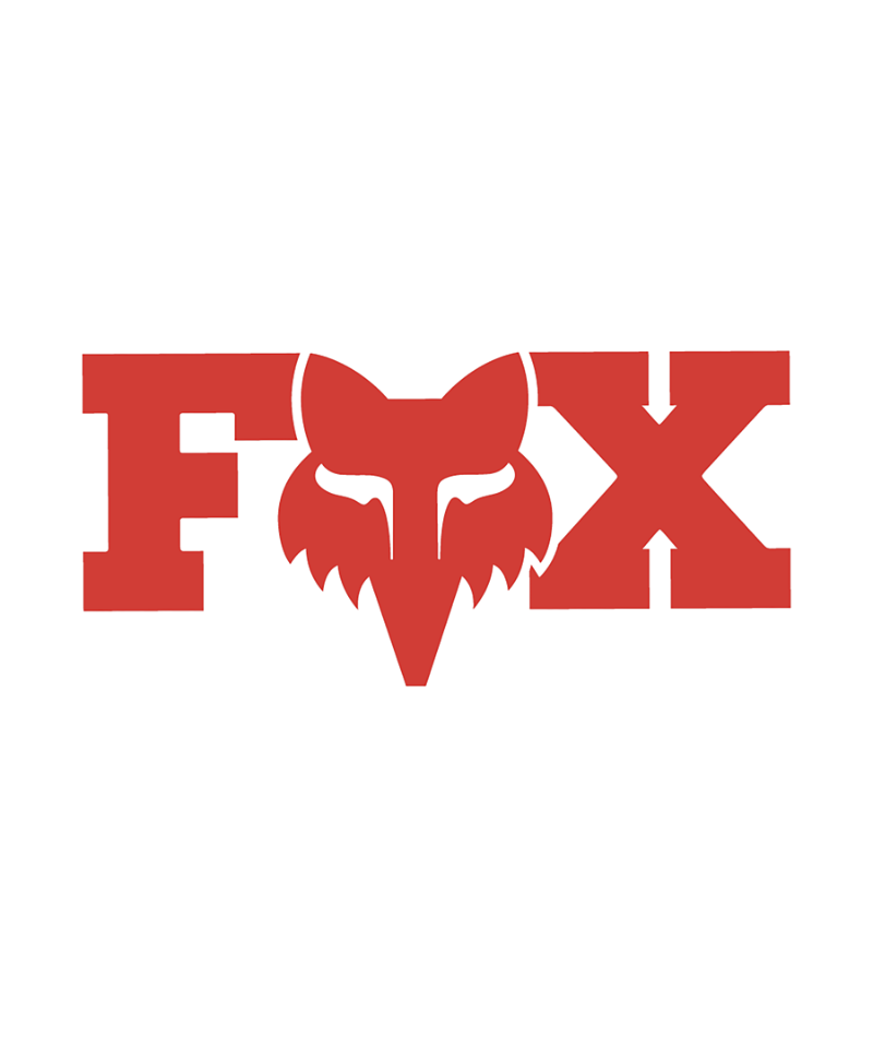 FOX Head Klistermærke 7 Rød"