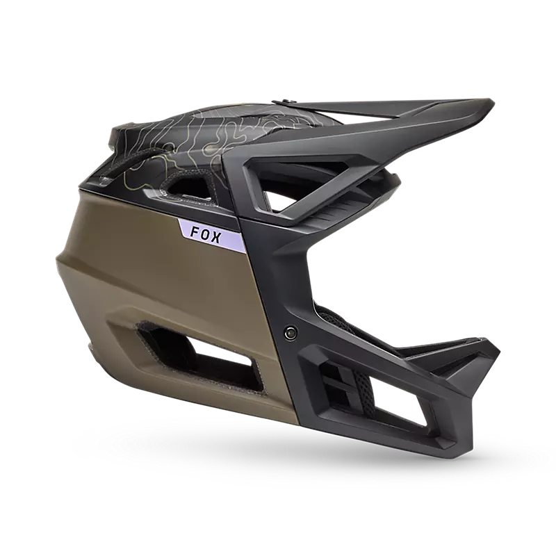 FOX Proframe Frequency fullface-hjelm army grøn (Hjelmstørrelse: 59-63 cm)