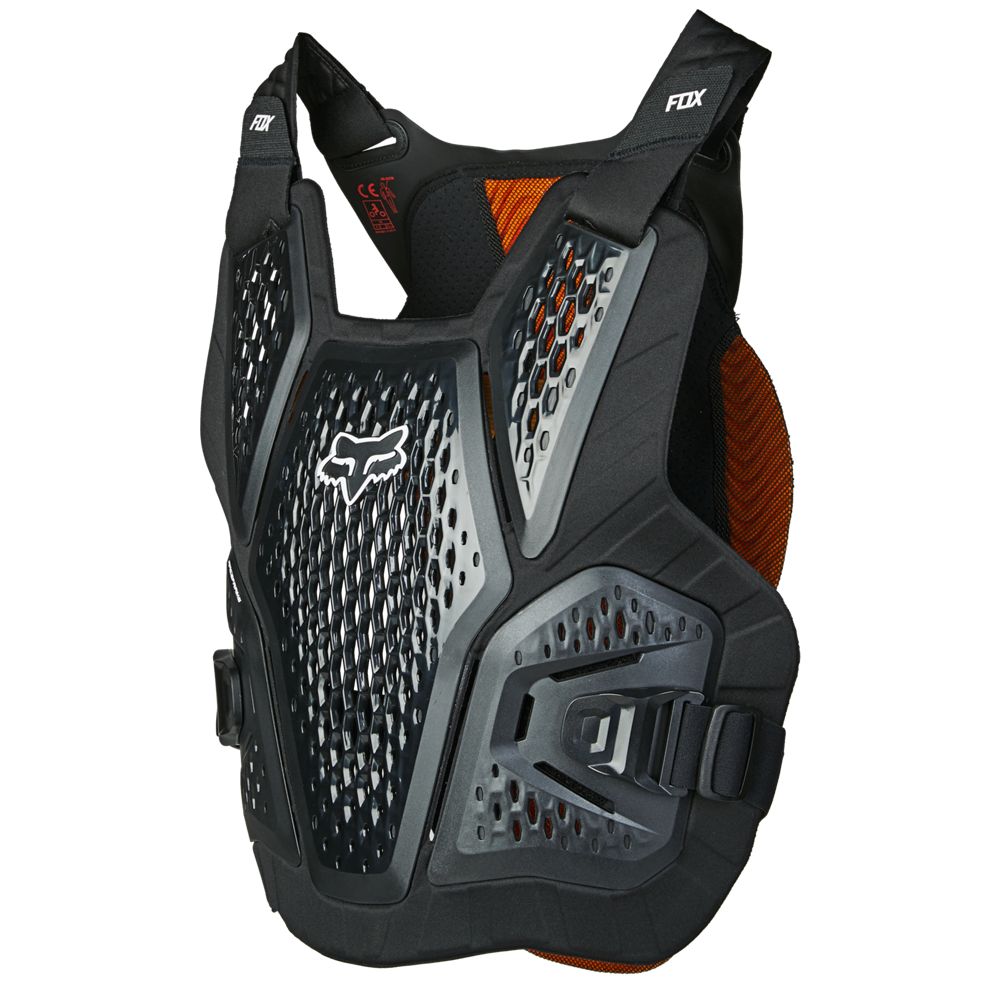 FOX Raceframe Impact D3O SB Body Armor Sort (Størrelse: Small/Medium)