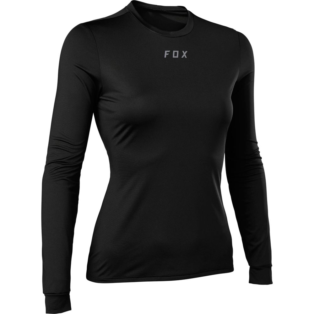 FOX TecBase Langærmet baselayer Sort Til Kvinder