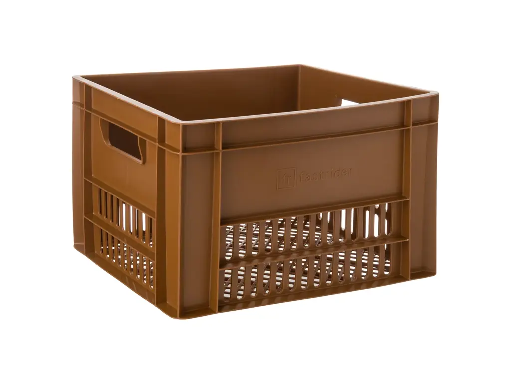 FastRider Crate L plastkurv til for og bag 34L brun