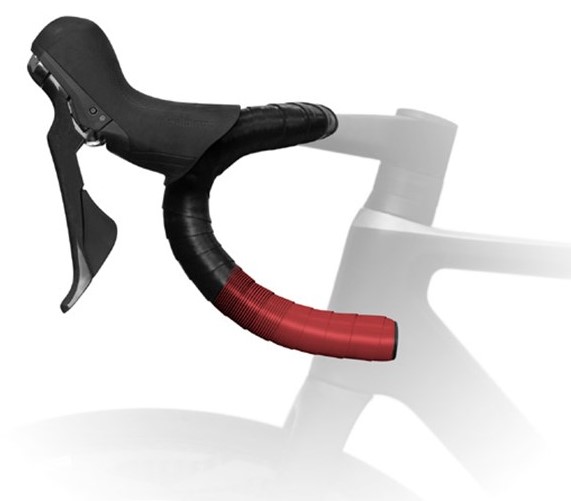 FIZIK Bar tape Vento Microtex Tacky Multi-Color, 2 mm - Sort/Rød