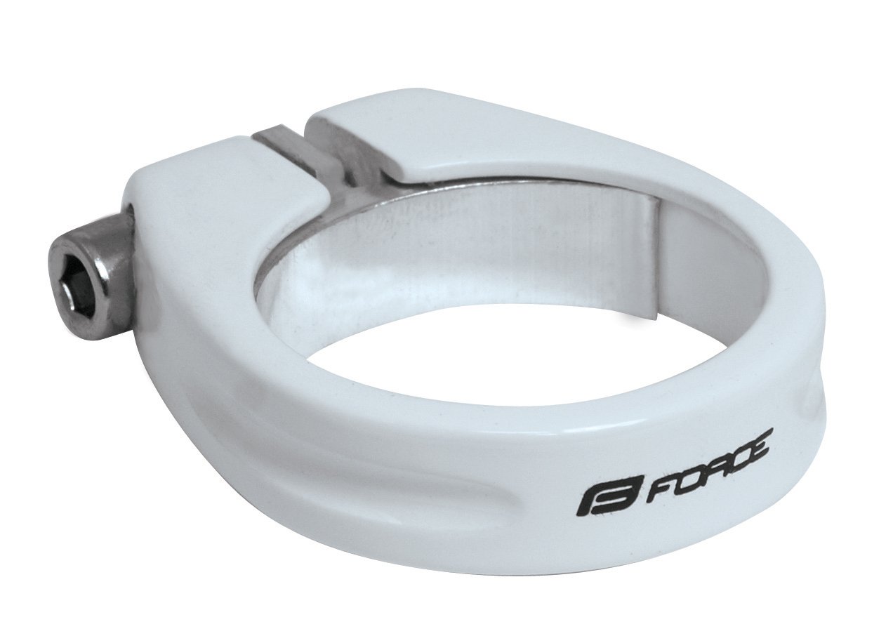 Force - Sadelrørsklampe Ø34.9mm | Pedal cleats Force Sadelrørsklampe hvid Ø34.9mm | Pedal cleats