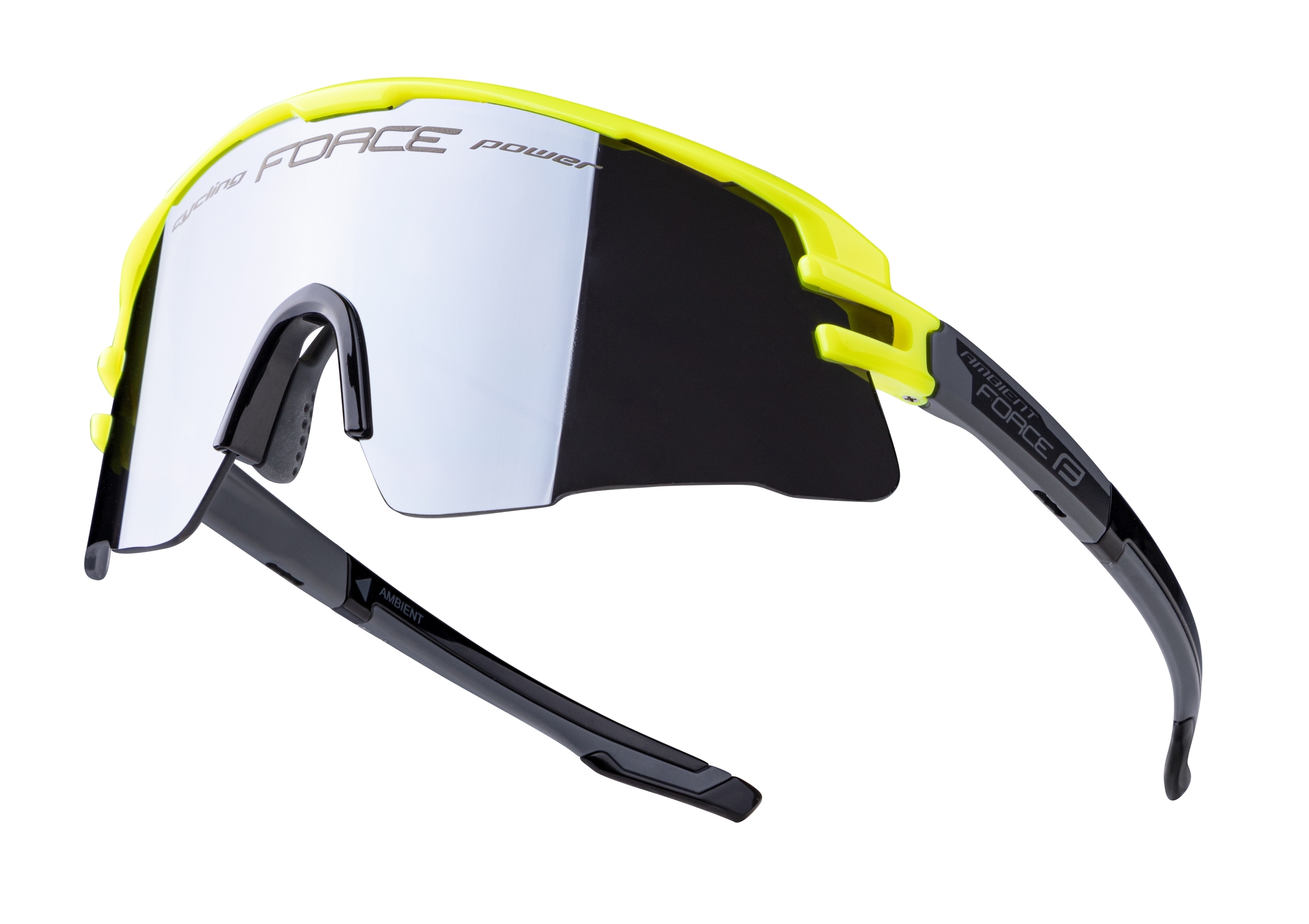 FORCE Ambient Cykelbriller Fluo/Grå
