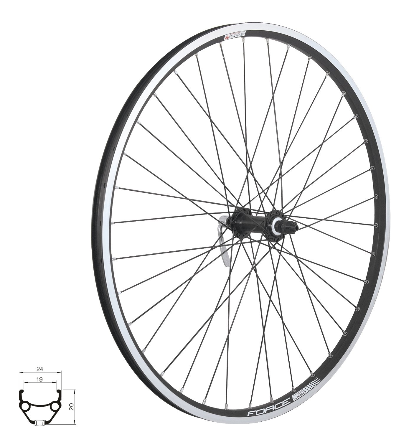 Force Classic Forhjul MTB 26" Fælgbremse