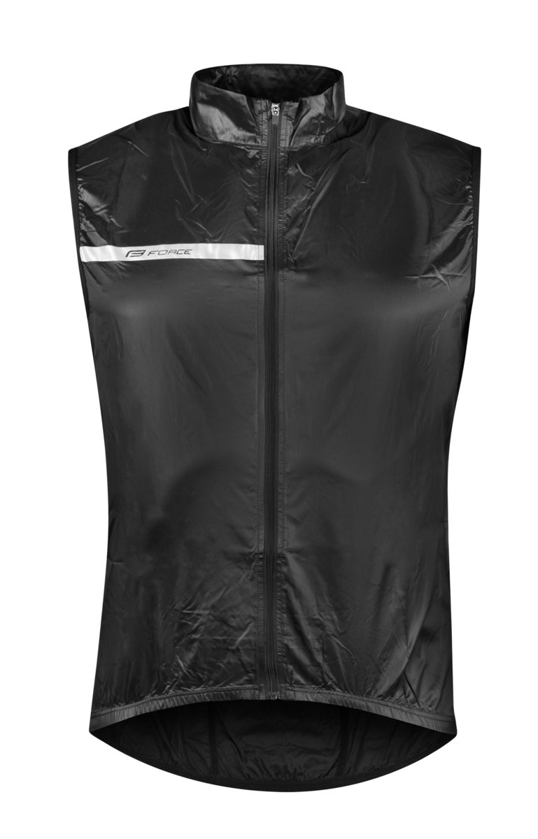 FORCE Windpro Vindtæt Vest Sort (Størrelse: XX-Large)