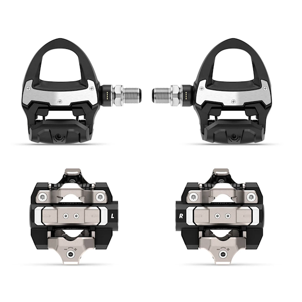Garmin Rally RS/XC210 Wattmåler Pedaler bundle m. 2 sensorer - Shimano SPD-SL / Shimano SPD