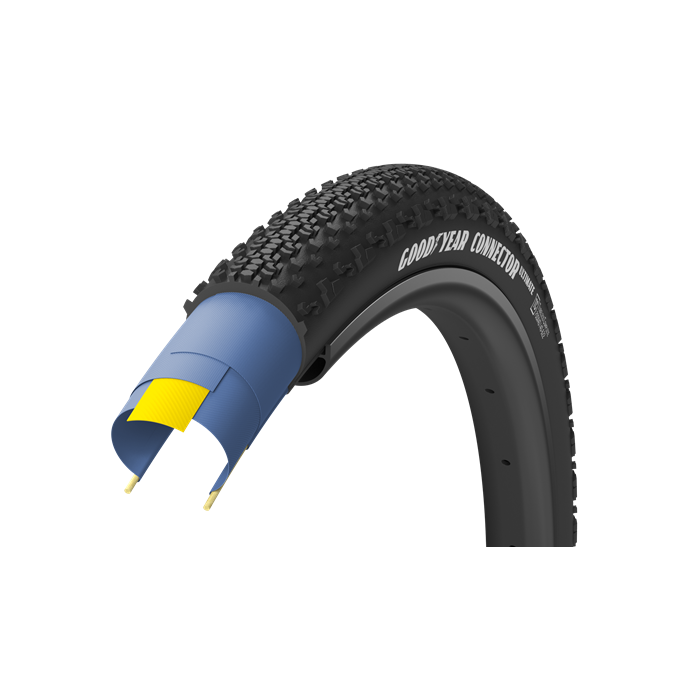 Goodyear Connector TR - Gravel - Foldedæk - 700x50c - Sort
