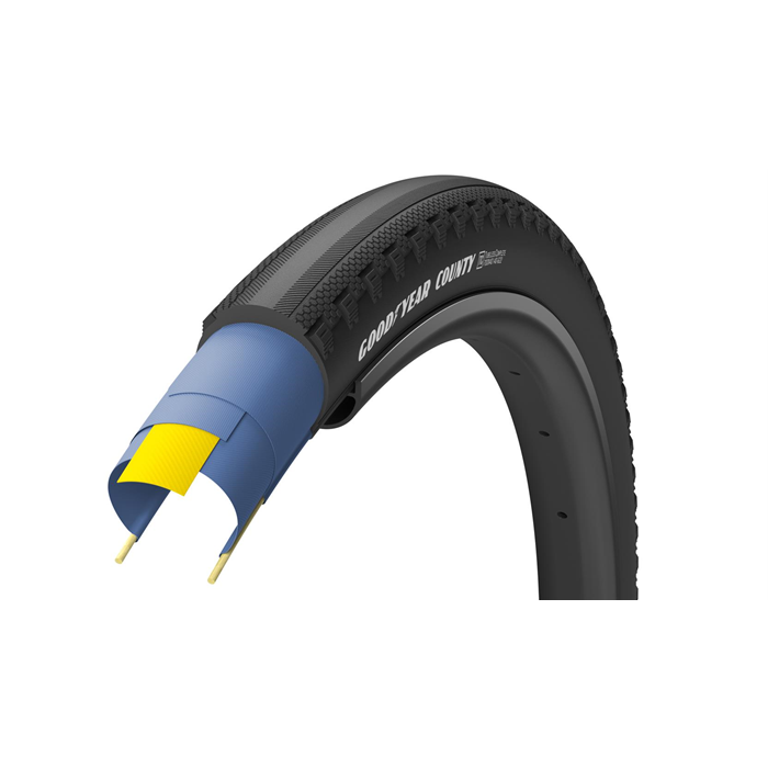 Goodyear COUNTY Tubeless Complete 700x35c/50c - Sort