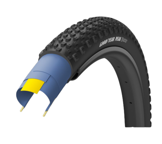 Goodyear Peak Ultimate TLC - Gravel Foldedæk - 700x35C - Sort