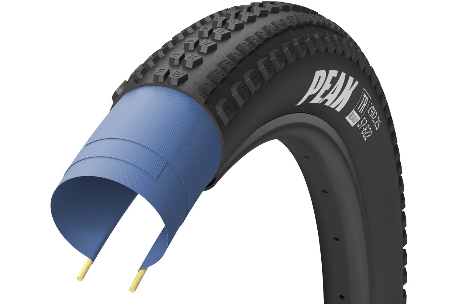 Goodyear Peak TLR - MTB Foldedæk - 29x2.25 (57-622) - Sort