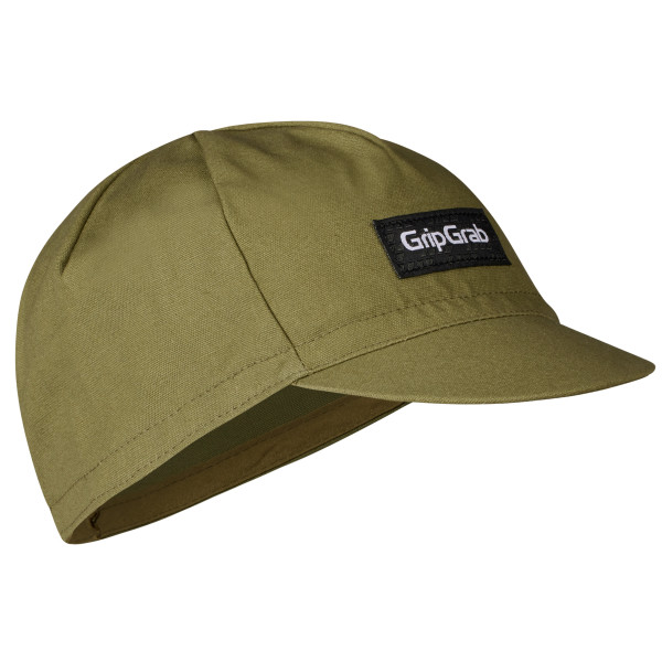 GripGrab Classic Bomulds Cycling Cap - Olive Green