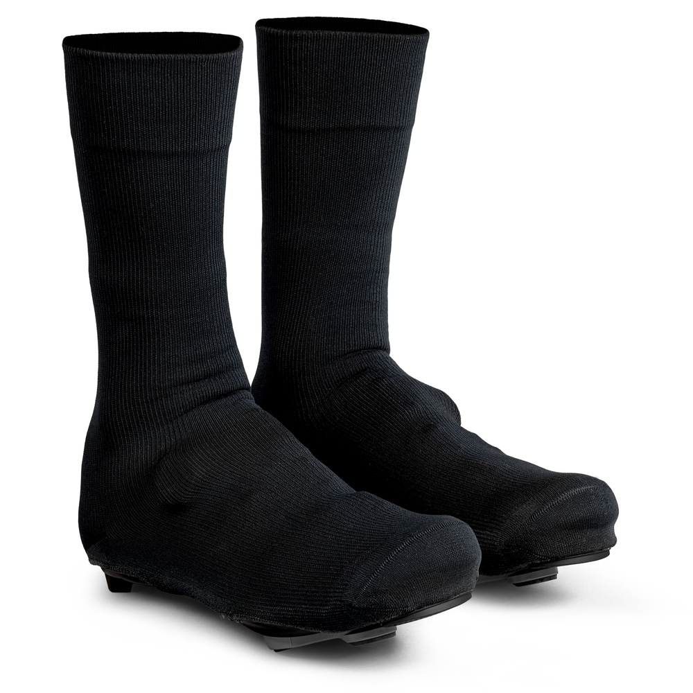 GripGrab Flandern Vandtæt Strikket Road Skoovertræk - Sort