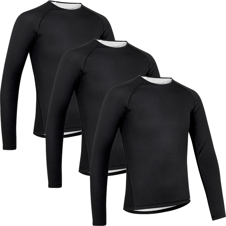 GripGrab Ride Termo Langærmet Base Layer 3-PAK - sort