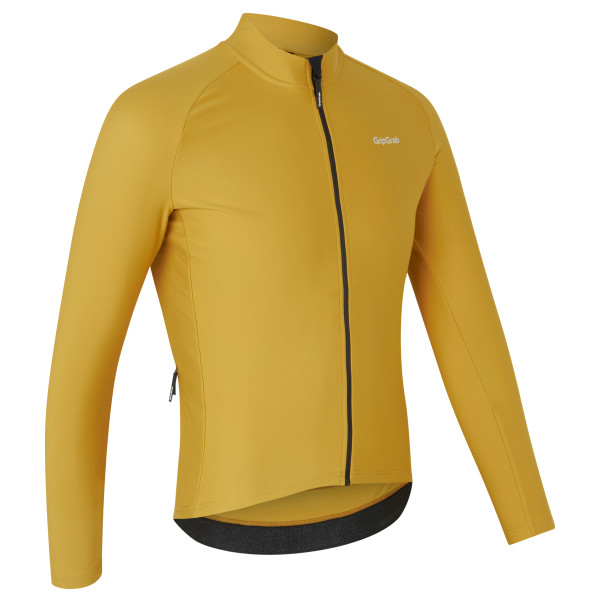 GripGrab PACR Thermal langærmet cykeltrøje Mustard Yellow herre