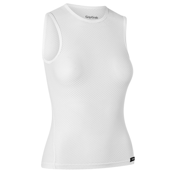 GripGrab Women's Ultralight Ærmeløs Mesh Baselayer - White