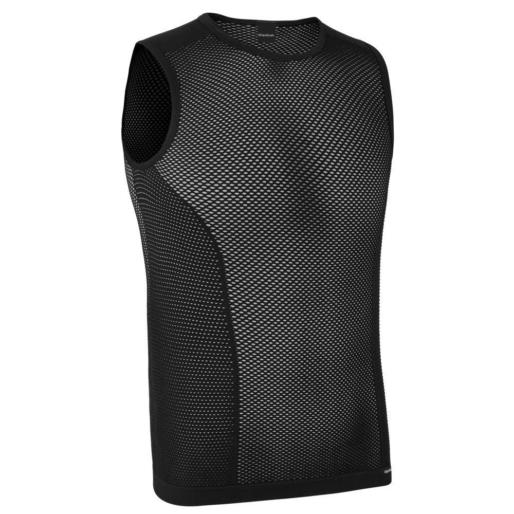 Gripgrab PACR Spring-Autumn ærmeløs baselayer sort herre