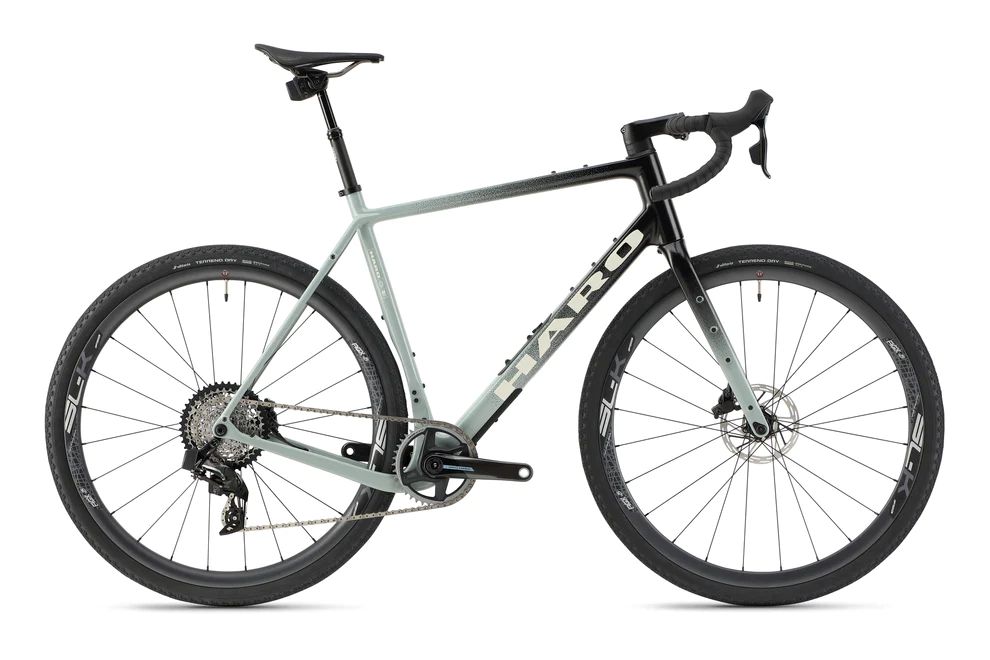 Haro Buzzard Carbon Top Shelf Gravelcykel Semi-Gloss Slate Blue Black Fade/White