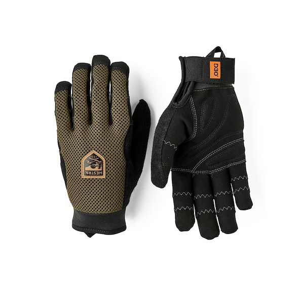 Hestra Ergo Grip D3O - Cykelhandsker - Grøm - Str. 6/XS