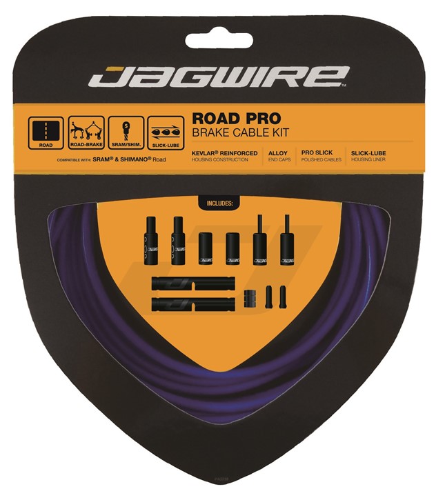 Jagwire - Road Pro - bremsekabel sæt til Road - Blå