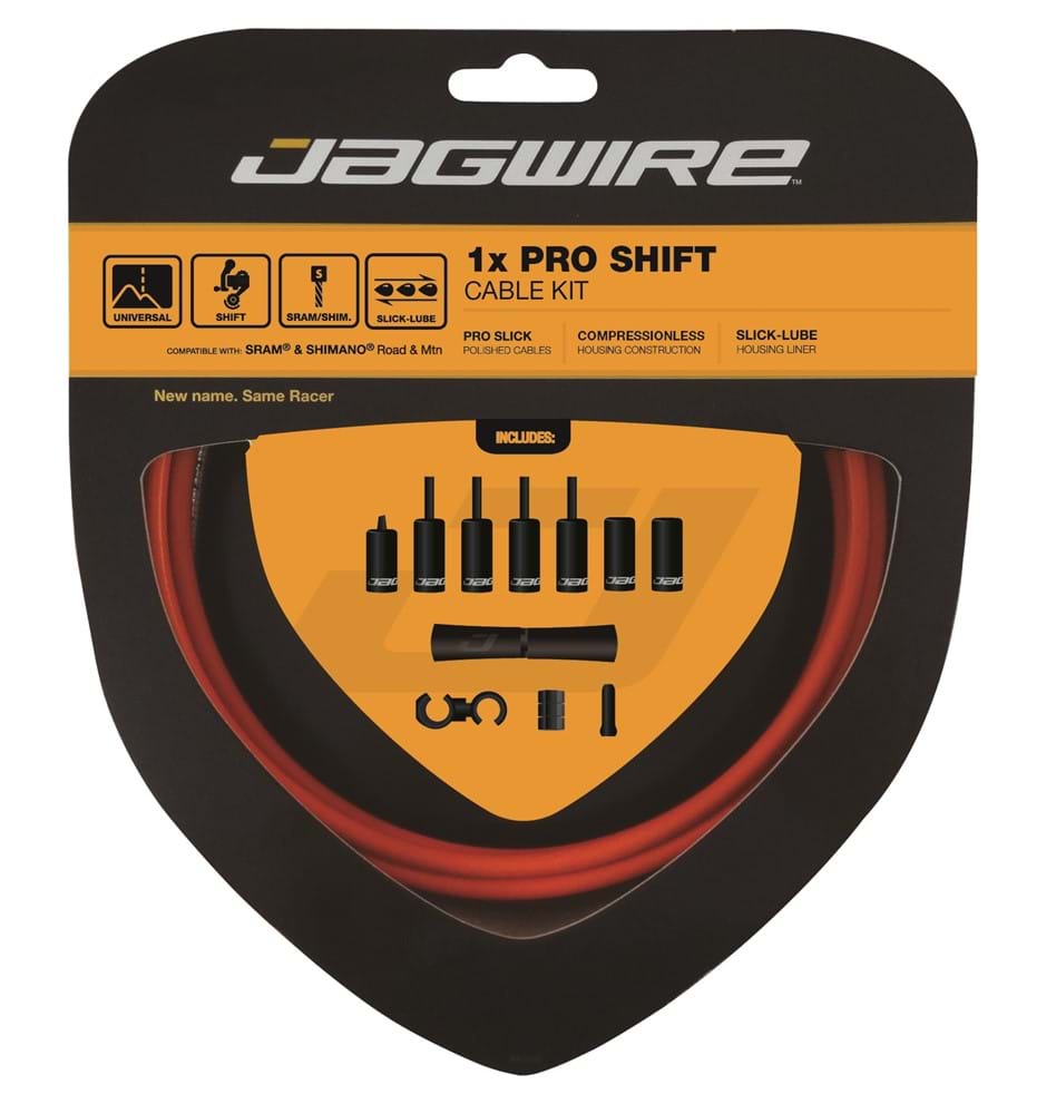 Jagwire - Pro Shift - 1x Gearkabel sæt - Road/MTB - Orange