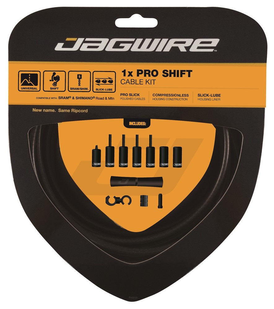 Jagwire - Pro Shift - 1x Gearkabel sæt - Road/MTB - Mat sort