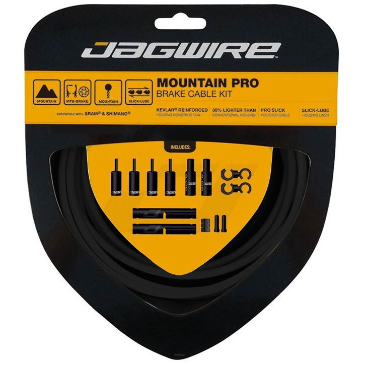Jagwire - MTB Pro - bremsekabel sæt til MTB - Mat sort