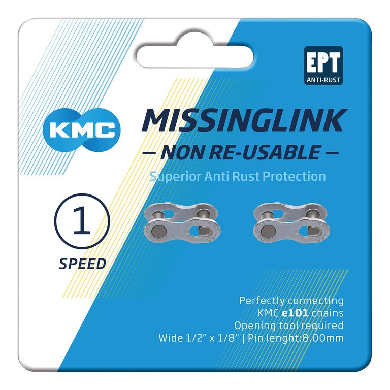 KMC Missinglink 1/2x1/8 Kæder 2 stk."