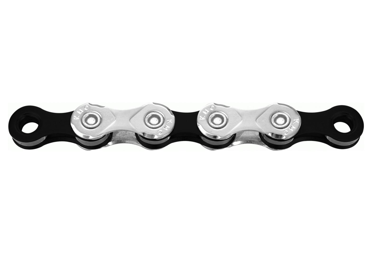 KMC X10 10-Speed kæde til Shimano, Sram og Campagnolo Sølv/sort