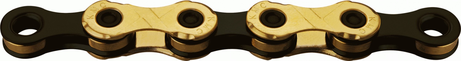 KMC X12 Ti-N kæde 12 speed Guld/sort
