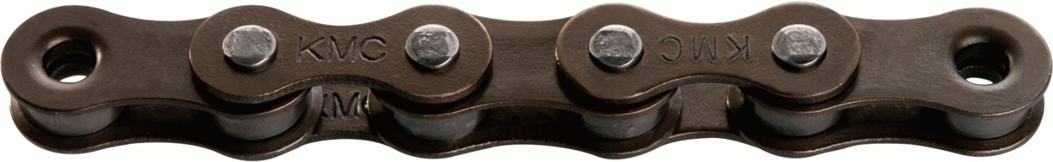 KMC Z1 Wide kæde 1/2"x1/8" brun