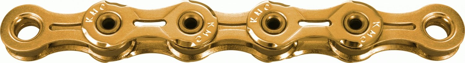 KMC super light Kæde X11SL 118L Guld 11 speed