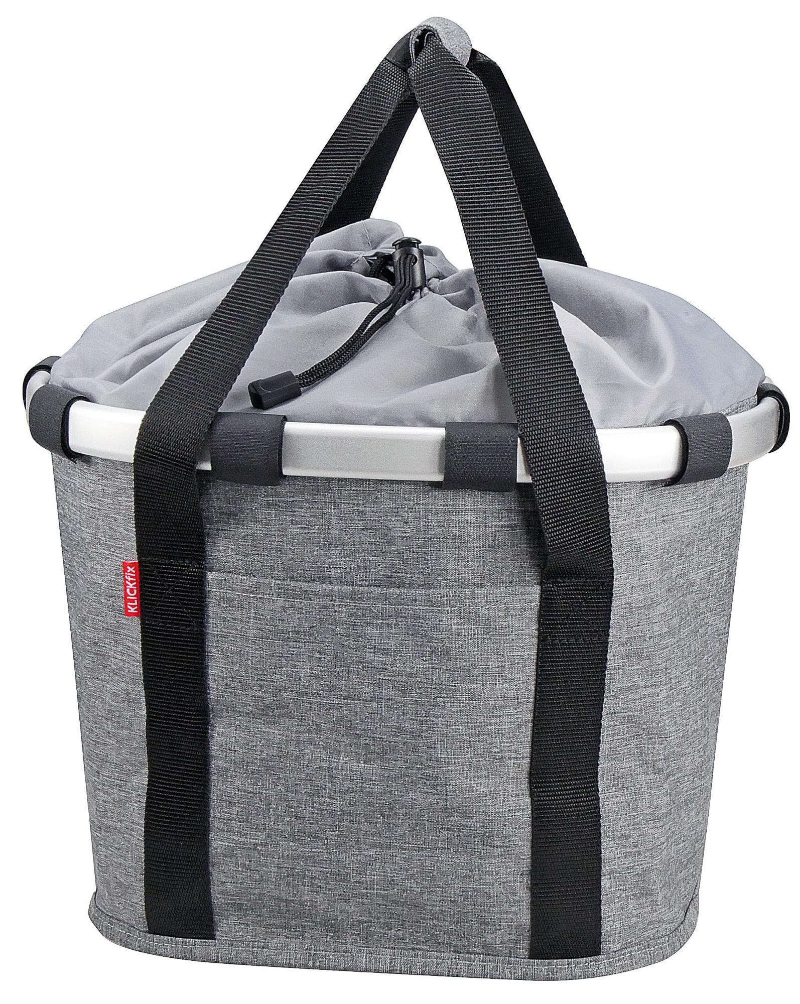 Klickfix - Cykeltaske - 35x28x26cm - 15L - Grå