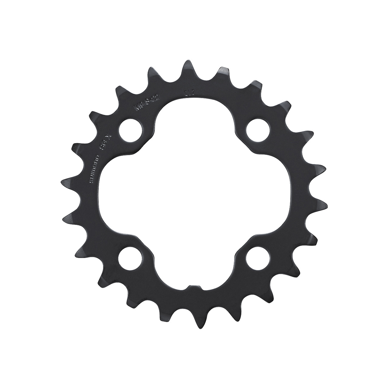 Shimano Deore klinge - 22 tands sort - Type FC-M590 - 9 gear