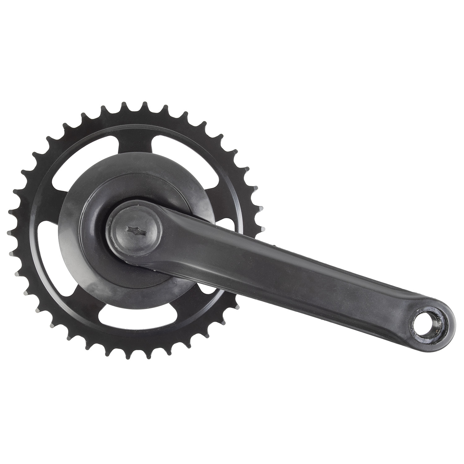 Kranksæt Singlespeed 38T 170mm 3/32â Sort