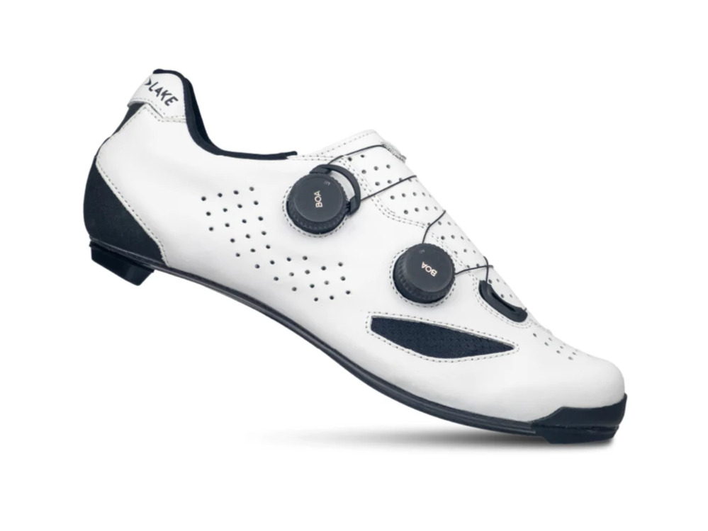 Lake CX239 landevejscykelsko bredmodel hvid/sort herre