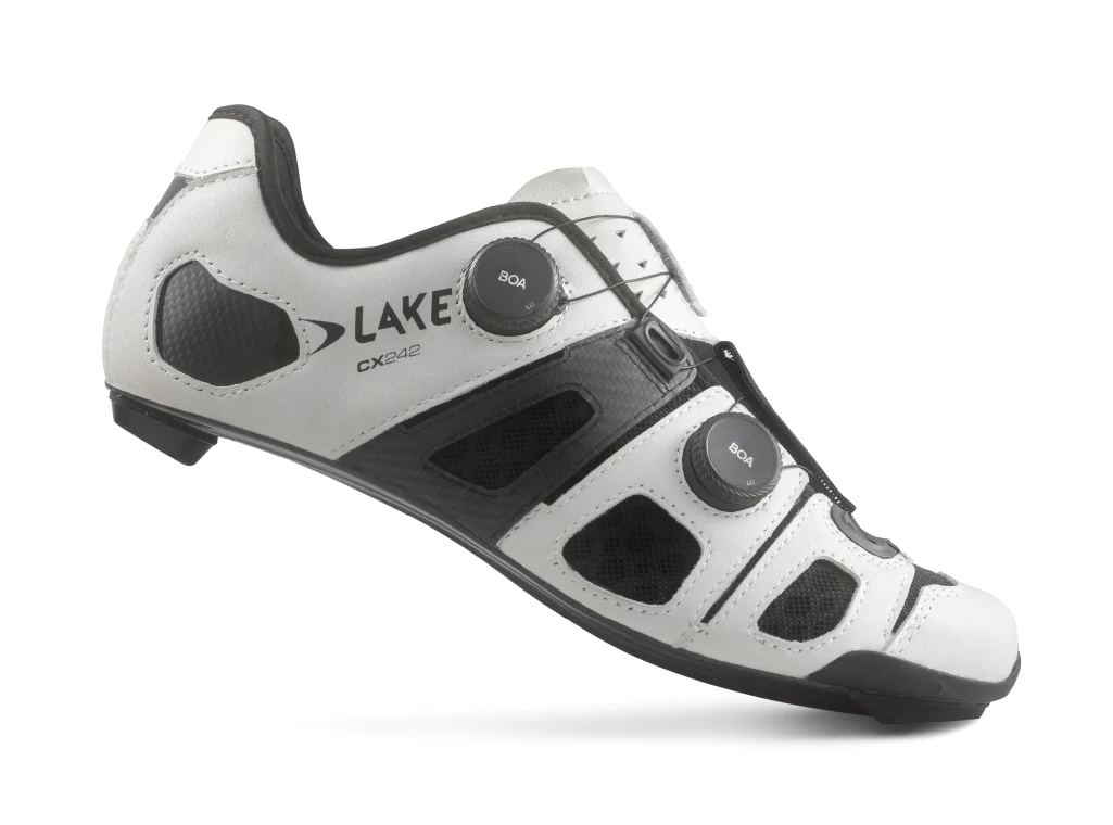 Lake CX242 - Cykelsko - Race - Hvid/Sort - Str. 39