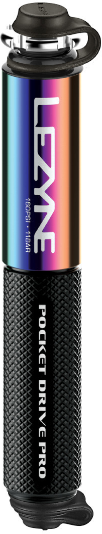 Lezyne Pocket Drive Pro Håndpumpe Oil Slick Sort