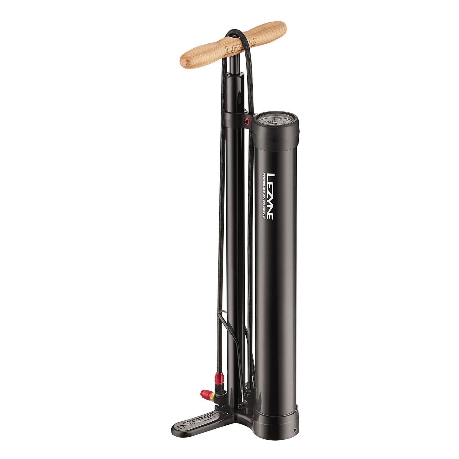 Lezyne Pressure Over Drive Fodpumpe med kammer ABS1 Pro