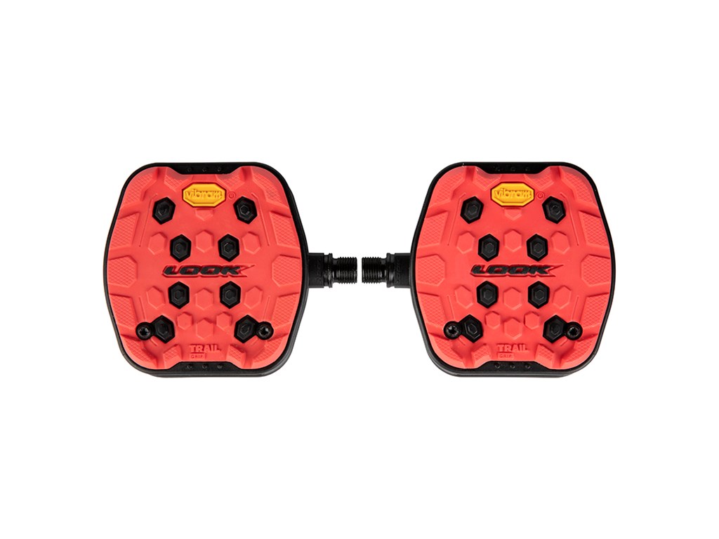 Look Trail Grip Pedaler Rød