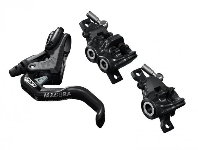 Magura MT Trail - Hydraulisk bremsesæt - Front/Bag - Sort