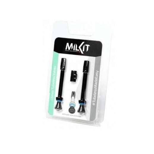 Milkit Tubeless Ventiler Sæt af 2 stk. 45mm
