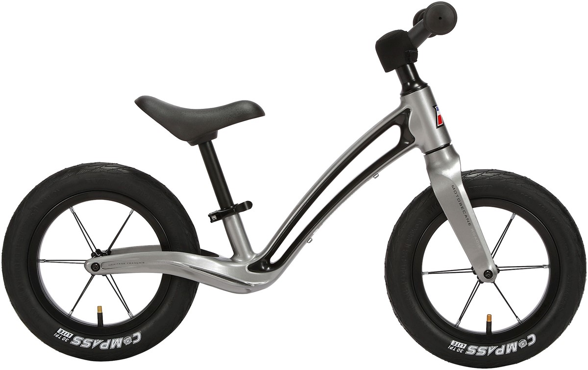 Motobecane Roadie løbecykel 12" blank antracit m. sort