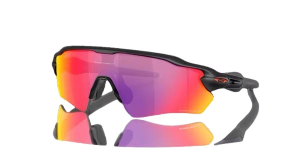Oakley Radar EV S Path 0OO9510 Solbriller - Firkantede Sort Spejlede Linser