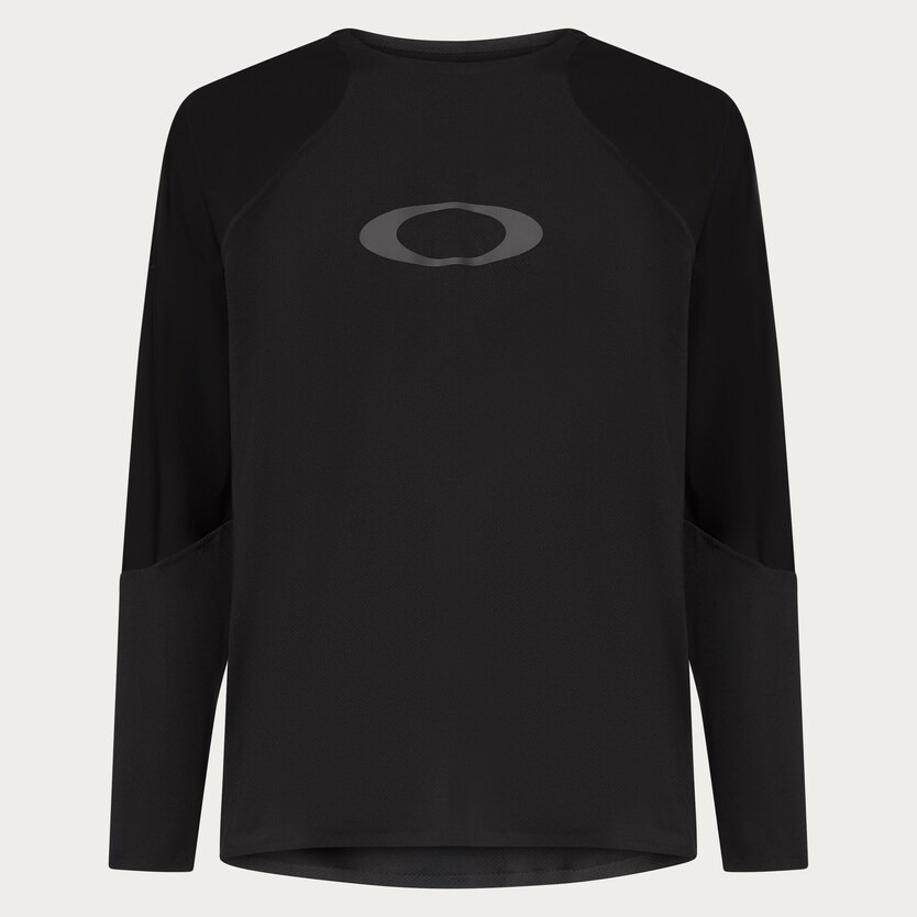Oakley Seeker Airline - Cykeltrøje - Lange Ærmer - Sort - Str. L