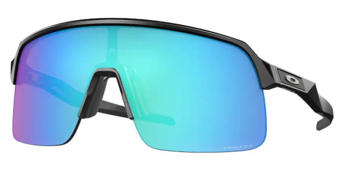 Oakley Sutro Lite Prizm Sapphire - Cykelbrille - Mat Sort